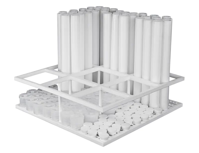 EasyTrace Tray with Microwave Vessels and Caps