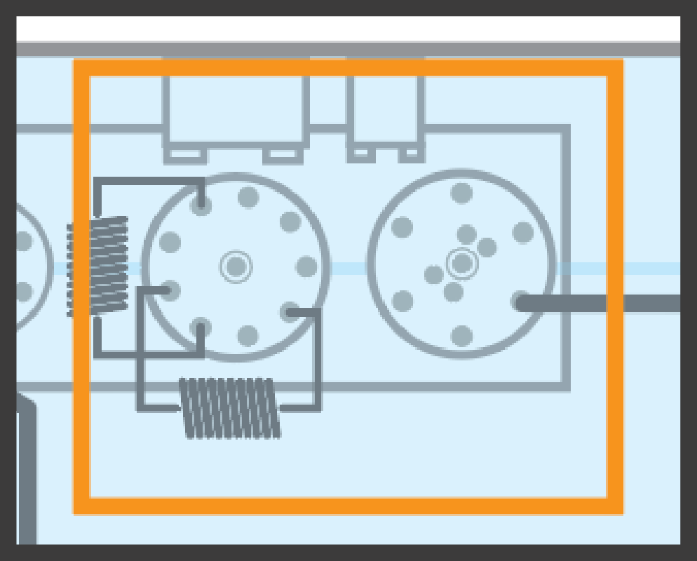 Dual Transfer Lines